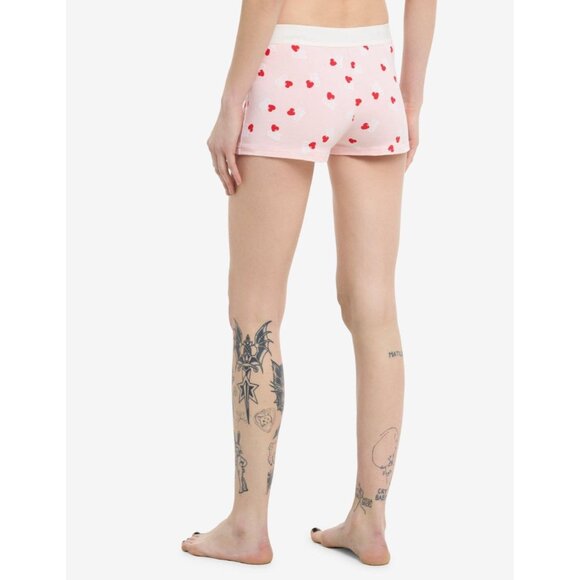 DIET COKE Pink Red Hearts Shorts Size X Large NEW NWT - Picture 3 of 4
